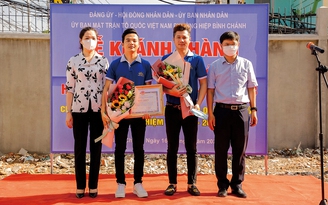 Thiên Phú Tài hiến đất mặt tiền làm đường cho người dân Thiên Phú Tài hiến đất mặt tiền làm đường cho người dân