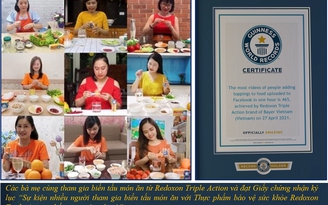 ‘Hot trend’ ẩm thực đến kỷ lục thế giới cho Redoxon và cộng đồng nội trợ Việt