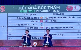 Đội Công an Nhân dân gặp khó ngay vòng 1 V-League 2023