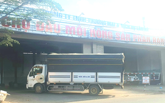 Ninh Thuận: Tạm dừng hoạt động chợ đầu mối nông sản Phan Rang để truy vết F0