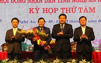 Ông Lê Hồng Vinh được bầu giữ chức Phó chủ tịch UBND tỉnh Nghệ An