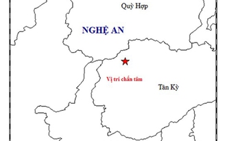 Động đất 4,2 độ richter tại Nghệ An