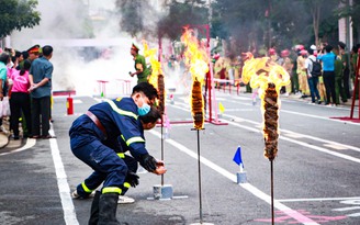 TP.HCM: H.Hóc Môn tổ chức Hội thao Kỹ thuật chữa cháy và cứu nạn, cứu hộ