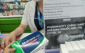Đắk Nông: Rất ít tiệm thuốc bán thuốc Molnupiravir điều trị Covid-19 made in Việt Nam