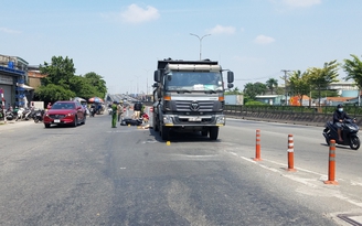 TP.HCM: Người phụ nữ tử vong sau va chạm với xe ben