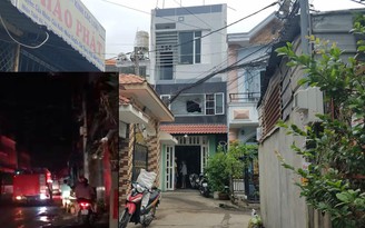 TP.HCM: Cháy nhà dân trên đường Phạm Hùng (H.Bình Chánh), náo loạn cả khu dân cư