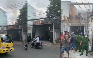 TP.HCM: Cháy nhà khi đang sửa chữa tại Q.Tân Phú