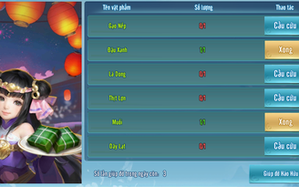 Game thủ Võ Lâm Truyền Kỳ Mobile nấu bánh chưng mừng Giỗ Tổ Hùng Vương