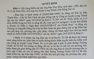 CSGT huyện đứng trên quốc lộ lập biên bản, bị người vi phạm giao thông kiện