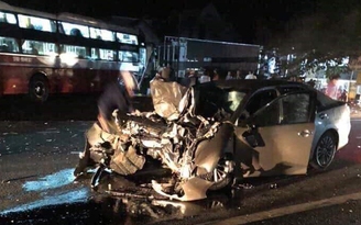 CSGT tử vong trong vụ tai nạn giữa xe khách Thành Bưởi và ô tô 4 chỗ