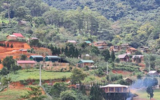 Lâm Đồng hỏa tốc chỉ đạo kiểm tra 'làng biệt thự' trái phép dưới chân núi Voi