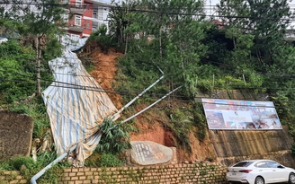 Đà Lạt: Cảnh báo nhiều vị trí có nguy cơ sạt lở đất