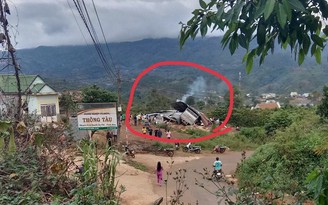 Tai nạn thương tâm: Xe tải tông sập nhà làm hai cháu bé tử vong