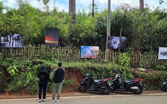 Ấn tượng với triển lãm 'Những mảng màu đa sắc' trên đường phố Đà Lạt