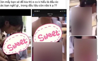 Nữ sinh Quảng Ninh bị bạn lột đồ, quay clip tung lên Facebook