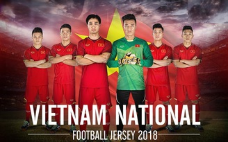 Đội tuyển bóng đá Việt Nam có mẫu áo đấu mới