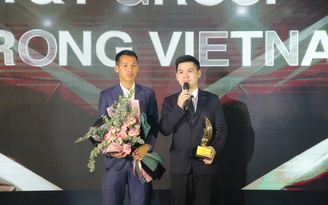Quả bóng vàng Việt Nam nhận giải thưởng lớn trước trận đại chiến TP.HCM