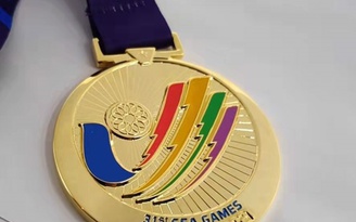 Huy chương SEA Games 31 được mạ vàng 24k, thiết kế ấn tượng và nổi bật
