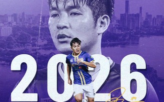 ‘Gà son” Trương Văn Thái Quý được Hà Nội FC tái ký hợp đồng 4 năm