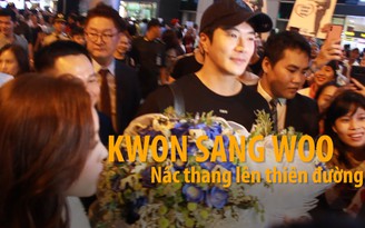 Fan Việt chen chúc lúc nửa đêm ở sân bay để đón Kwon Sang Woo