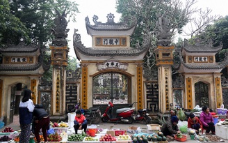 Nét quê trong phiên chợ ngoại thành Hà Nội ngày 30 Tết