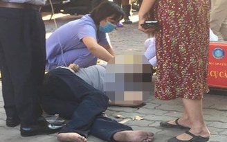 Nam thanh niên nhảy từ tầng 5 xuống đất