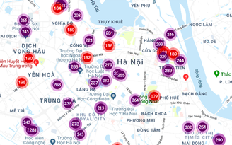 Ô nhiễm không khí tại Hà Nội sáng nay ở mức nguy hại