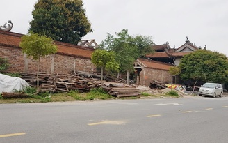 Hải Dương: Sập tường chùa Tranh, một người tử vong