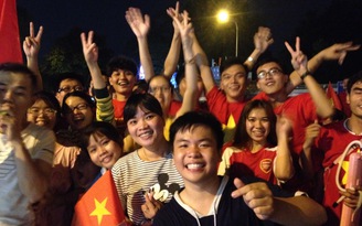 Đêm trắng chúc mừng chiến thắng U.23 Việt Nam