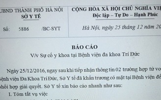 Tập trung tìm nguyên nhân ở chất lượng thuốc