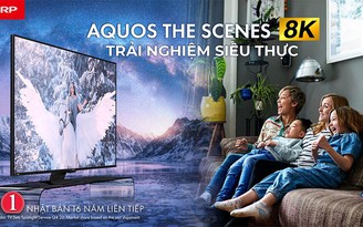 SHARP ra mắt TV 8K thế hệ thứ 2 kỷ niệm 20 năm thương hiệu TV AQUOS