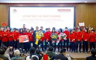 Honda Việt Nam tặng thưởng cho LĐBĐ Việt Nam, HLV Trưởng và đội tuyển nữ Quốc gia