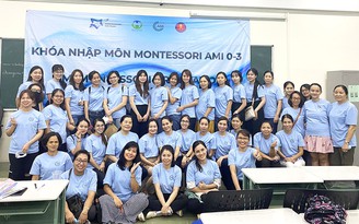 Chiêu sinh khóa học Trợ tá Phương pháp Montessori AMI độ tuổi 0-3