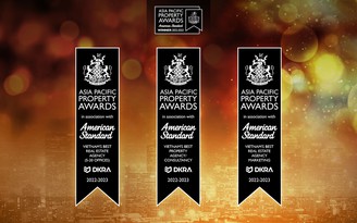 DKRA Vietnam 2 năm liên tiếp lập hat-trick giải thưởng Asia Pacific Property Awards