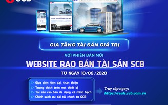 SCB ra mắt phiên bản mới của website 'Rao bán tài sản'