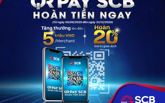 Tận hưởng ‘QR Pay - SCB hoàn tiền ngay’ dành cho khách hàng