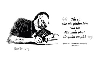 Kỳ 61: Ernest Miller Hemingway và những kiệt tác văn chương viết tại quán cà phê