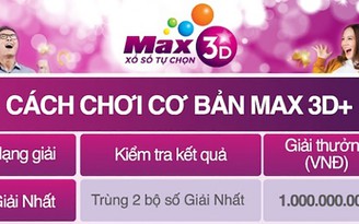 Tưởng nhỏ nhưng có võ! Chơi Max 3D+ trúng lớn 5 tỉ