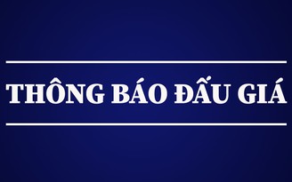 Thông báo đấu giá tài sản