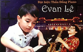 Thần đồng âm nhạc Evan Lê biểu diễn tại quê mẹ