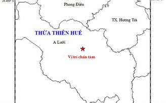 Thừa Thiên - Huế: Động đất 3,3 độ richter ở A Lưới