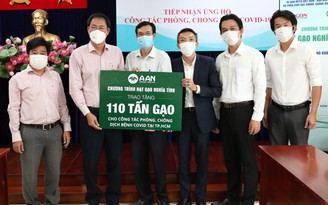 Thêm hơn 100 tấn gạo A An tiếp tế cho TP.HCM chống dịch