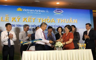 Sẽ có sản phẩm 'đồng thương hiệu' Vinamilk và Vietnam Airlines