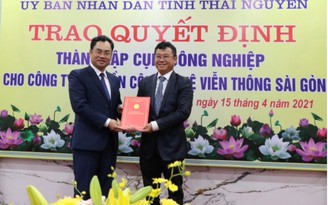 Saigontel lập 3 cụm công nghiệp tại Thái Nguyên, dự kiến thu hút vốn 800 triệu USD
