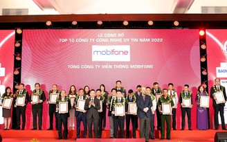 MobiFone vào Top 10 công ty công nghệ uy tín năm 2022