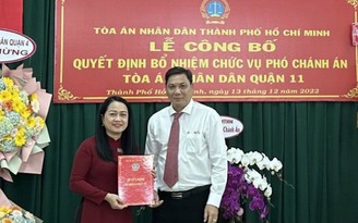 TP.HCM: Bà Trần Thị Ánh Loan giữ chức Phó chánh án TAND Q.11