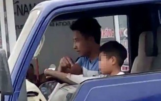Xử lý nghiêm chủ phương tiện để bé trai 10 tuổi lái xe tải tại Thanh Hoá
