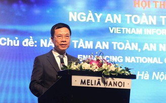 Bộ trưởng Nguyễn Mạnh Hùng: Đảm bảo an ninh mạng để xây dựng Chính phủ điện tử