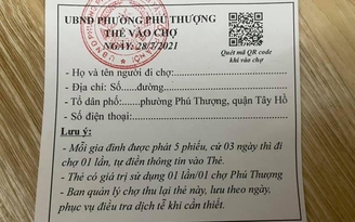 Bí thư Hà Nội: Nghiên cứu triển khai phiếu đi chợ trên toàn thành phố