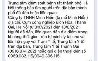 Hà Nội: Khẩn cấp tìm người đến lò mổ Minh Hiền sau 2 ca dương tính Covid-19